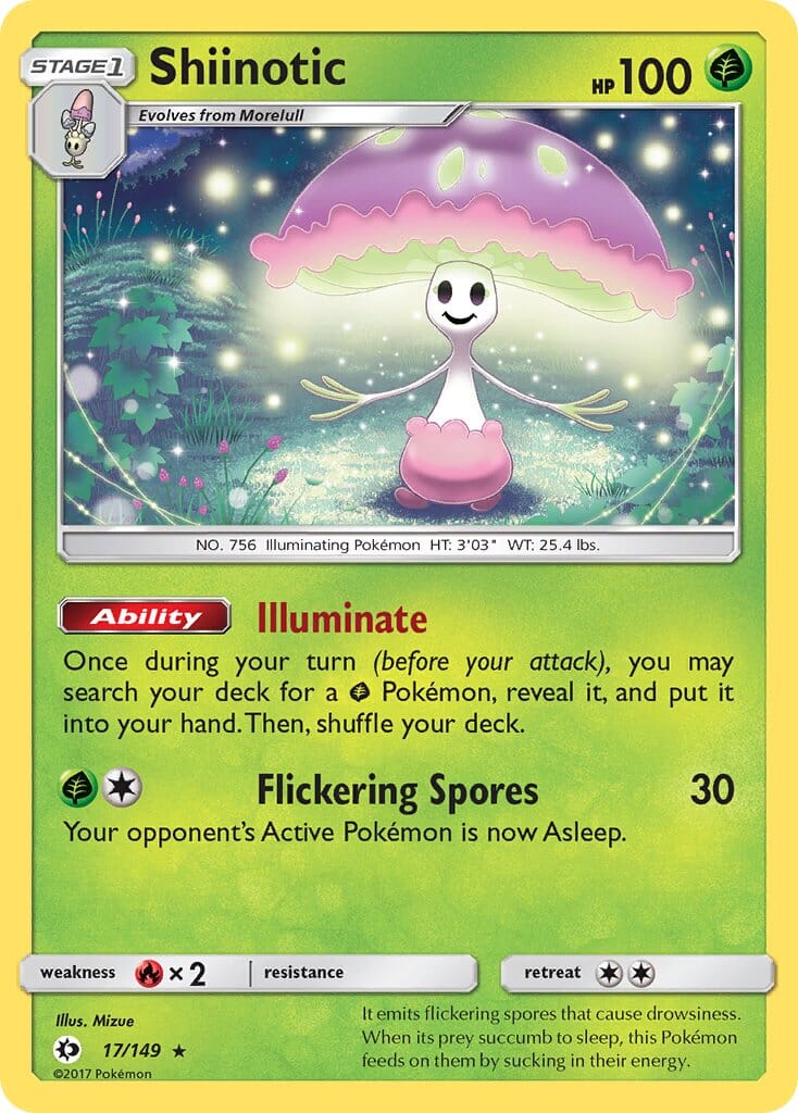 Shiinotic (17/149) (Theme Deck Exclusive) [Sun & Moon: Base Set] Pokemon Single Pokémon  | Multizone: Comics And Games