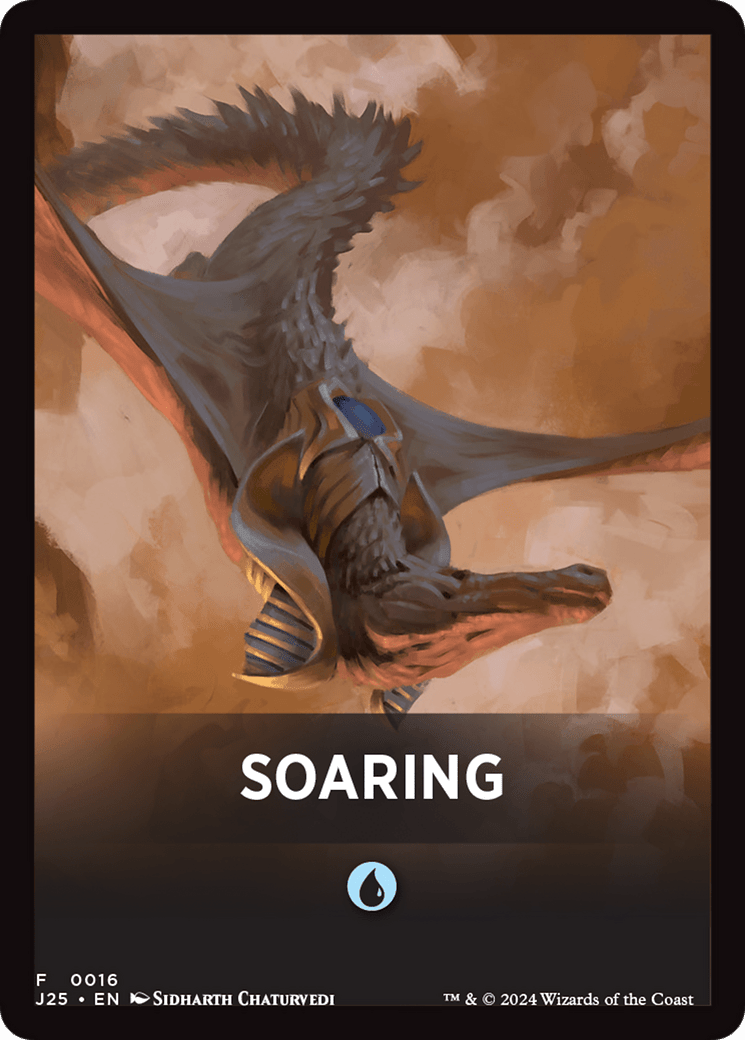 Soaring Theme Card [Foundations Jumpstart Front Cards] MTG Single Magic: The Gathering  | Multizone: Comics And Games