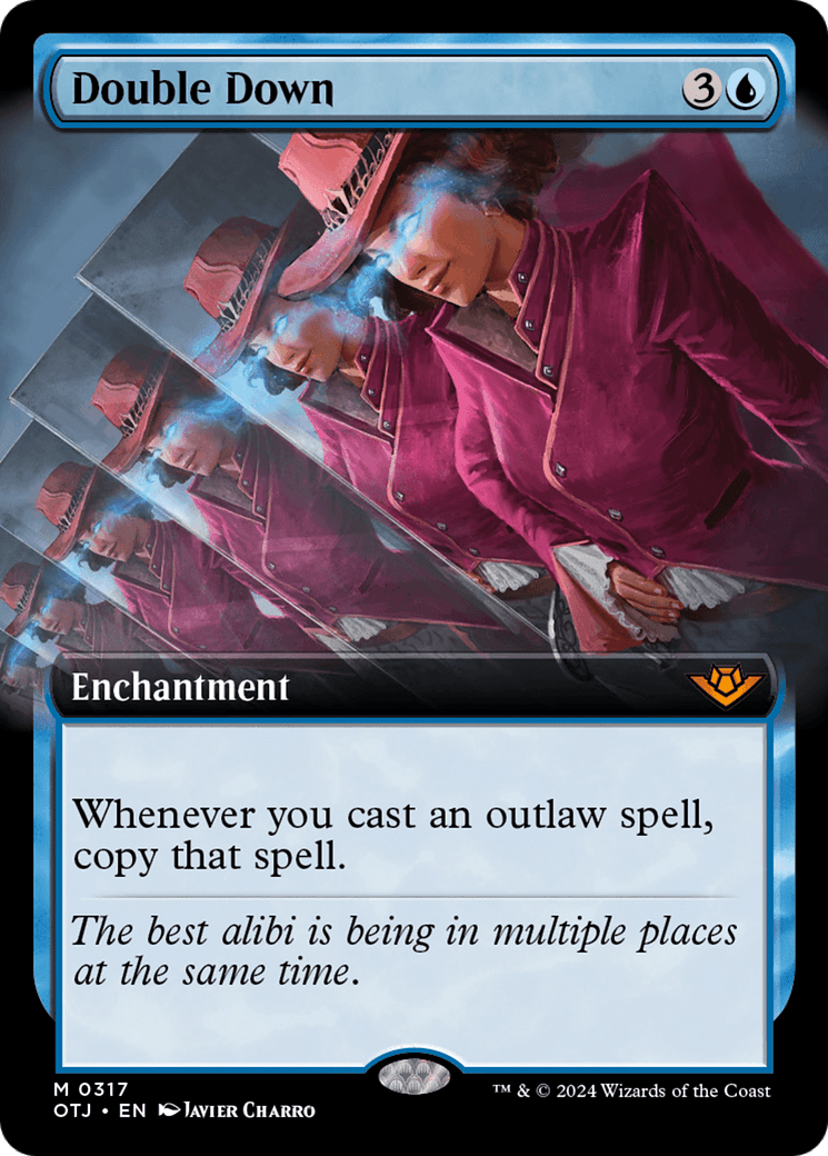 Double Down (Extended Art) [Outlaws of Thunder Junction] MTG Single Magic: The Gathering  | Multizone: Comics And Games