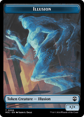 Illusion (Ripple Foil) // Servo Double-Sided Token [Modern Horizons 3 Commander Tokens] MTG Single Magic: The Gathering  | Multizone: Comics And Games