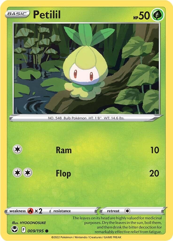 Petilil (009/195) [Sword & Shield: Silver Tempest] Pokemon Single Pokémon  | Multizone: Comics And Games