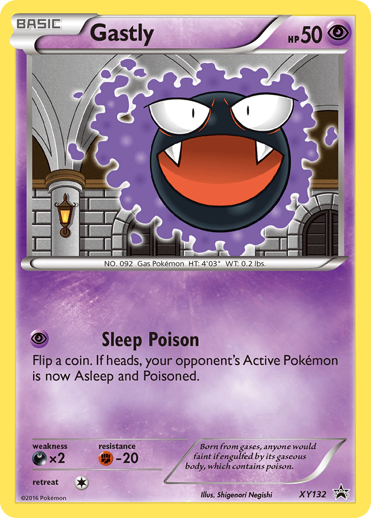 Gastly (XY132) [XY: Black Star Promos] Pokemon Single Pokémon  | Multizone: Comics And Games