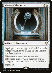 Mace of the Valiant [Phyrexia: All Will Be One Commander] MTG Single Magic: The Gathering  | Multizone: Comics And Games