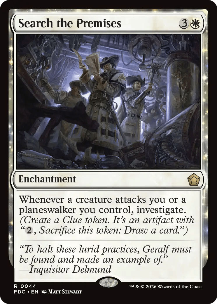Search the Premises [Foundations Commander] MTG Single Magic: The Gathering  | Multizone: Comics And Games