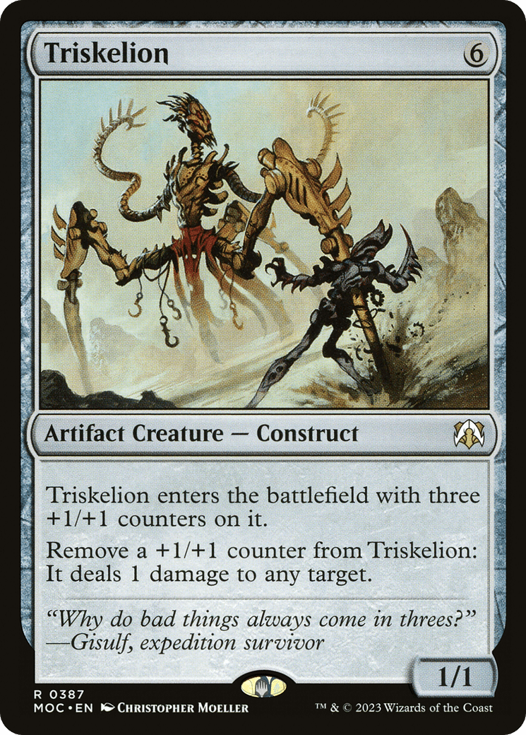 Triskelion [March of the Machine Commander] MTG Single Magic: The Gathering  | Multizone: Comics And Games