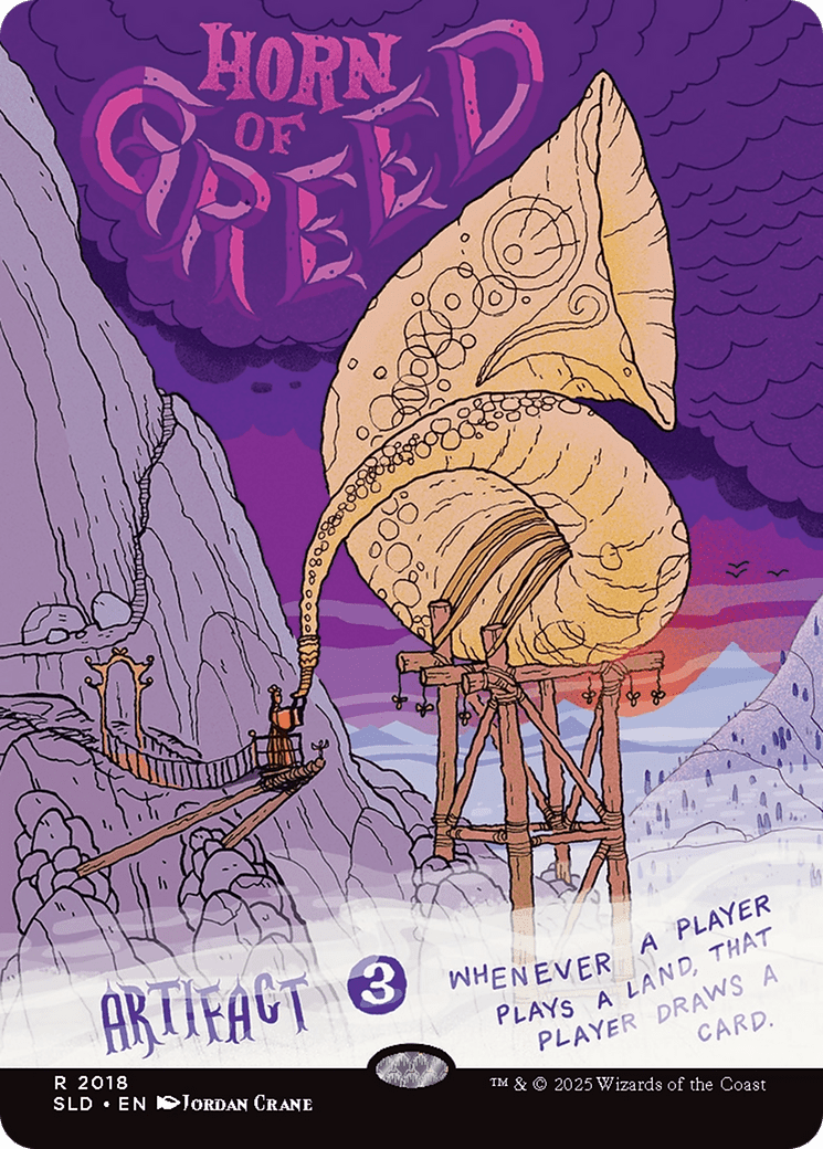 Horn of Greed [Secret Lair Drop Series] MTG Single Magic: The Gathering  | Multizone: Comics And Games