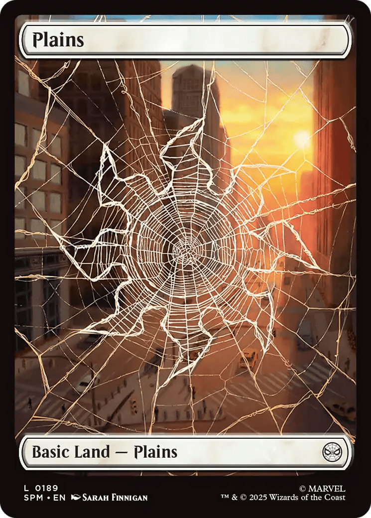 Plains (0189) [Marvel's Spider-Man] MTG Single Magic: The Gathering  | Multizone: Comics And Games