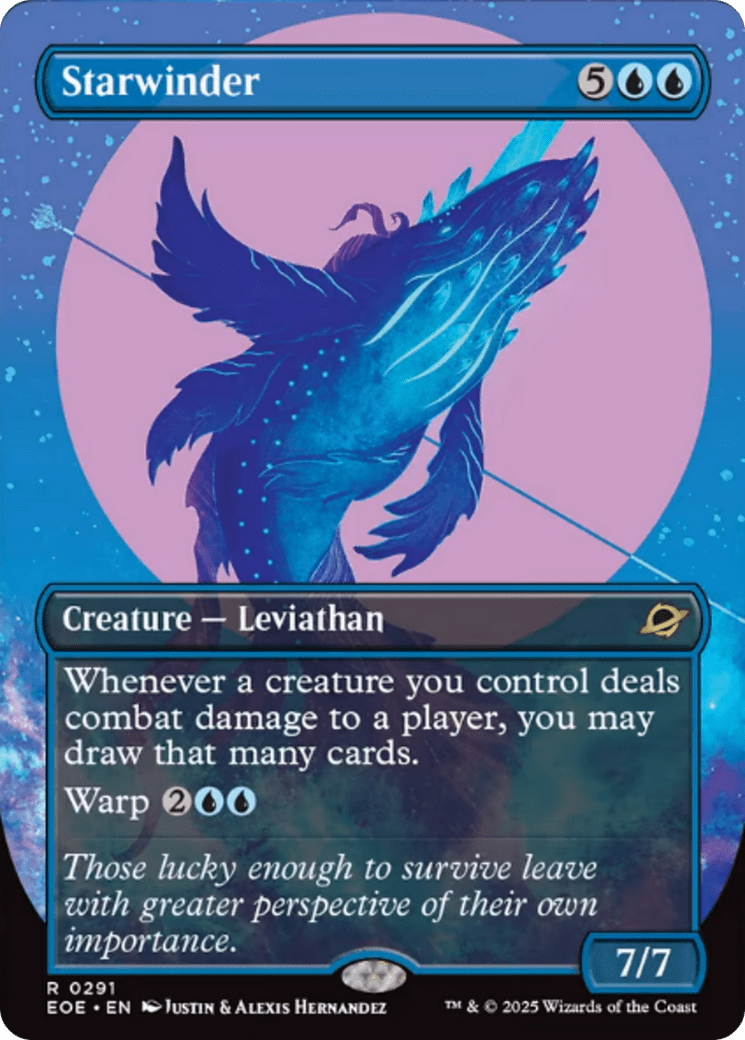 Starwinder (0291) (Borderless) [Edge of Eternities] MTG Single Magic: The Gathering  | Multizone: Comics And Games