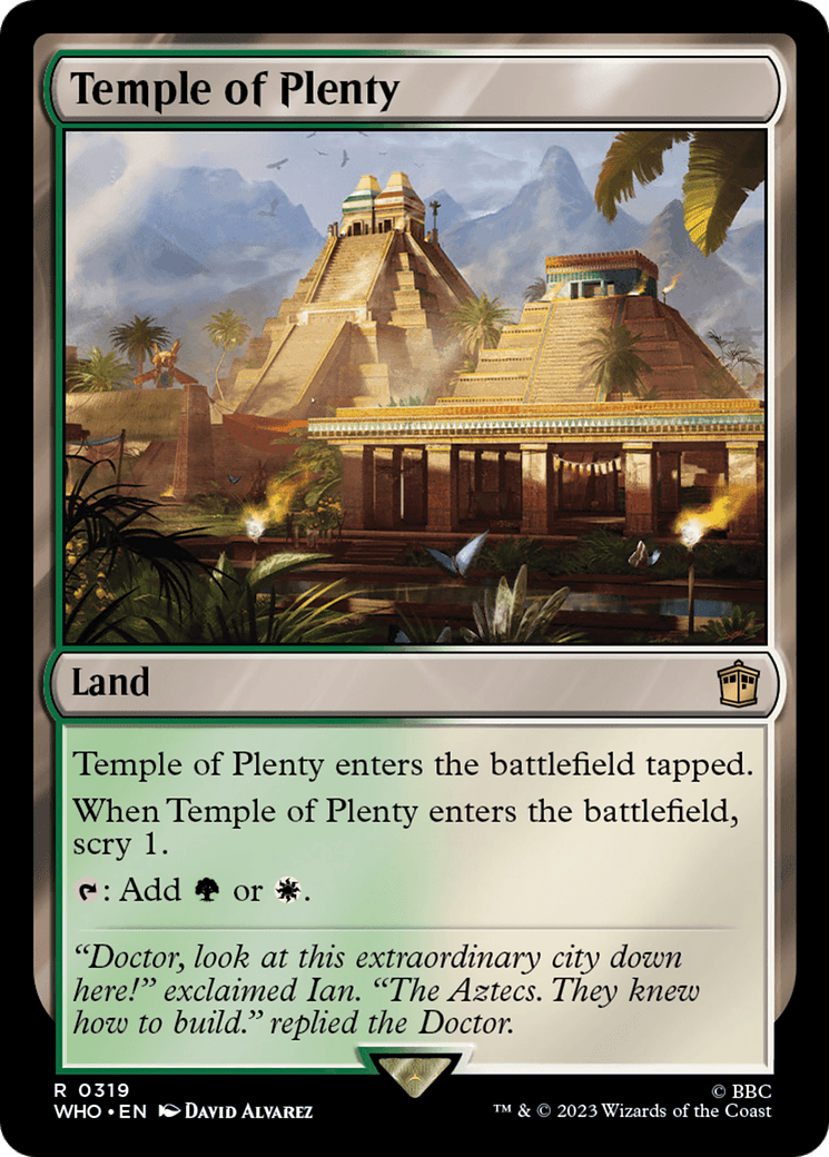 Temple of Plenty [Doctor Who] MTG Single Magic: The Gathering  | Multizone: Comics And Games