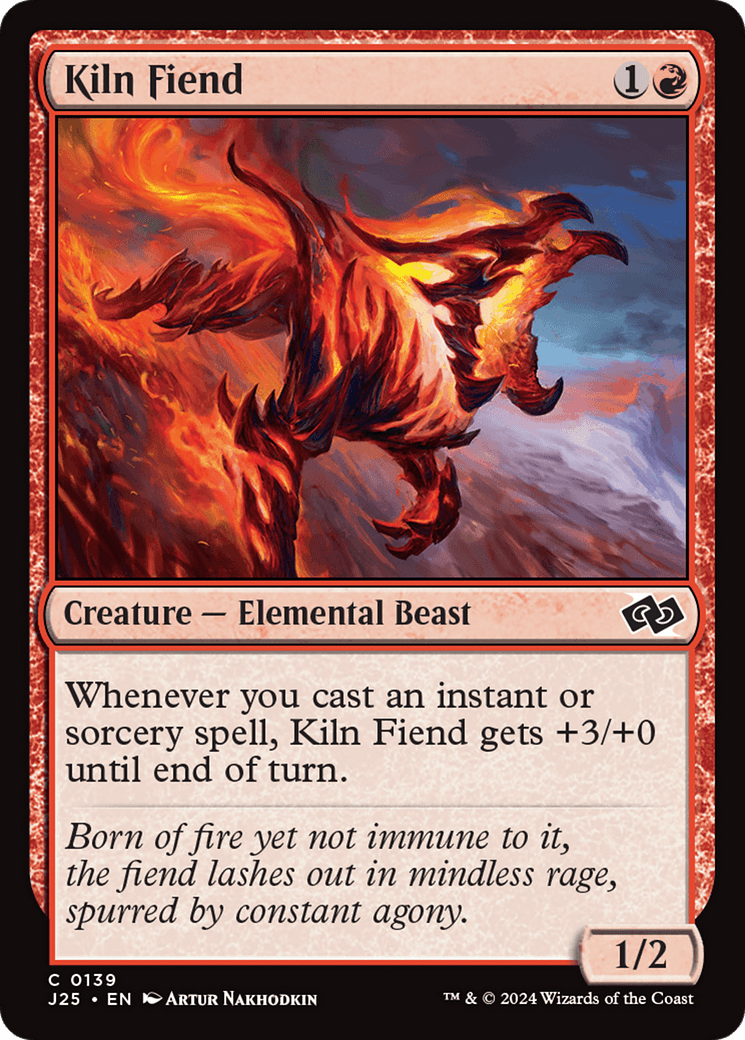 Kiln Fiend [Foundations Jumpstart] MTG Single Magic: The Gathering  | Multizone: Comics And Games
