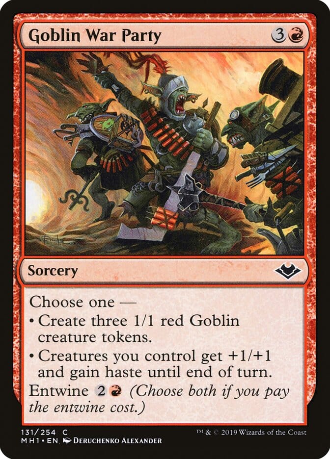 Goblin War Party [Modern Horizons] MTG Single Magic: The Gathering  | Multizone: Comics And Games