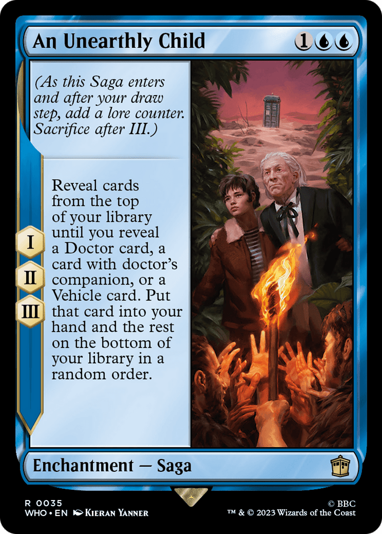 An Unearthly Child [Doctor Who] MTG Single Magic: The Gathering  | Multizone: Comics And Games