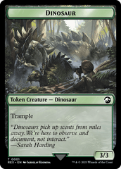 Fungus Dinosaur // Dinosaur (0001) Double-Sided Token [The Lost Caverns of Ixalan Tokens] MTG Single Magic: The Gathering  | Multizone: Comics And Games