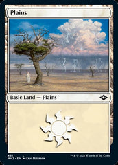 Plains (481) (Foil Etched) [Modern Horizons 2] MTG Single Magic: The Gathering  | Multizone: Comics And Games