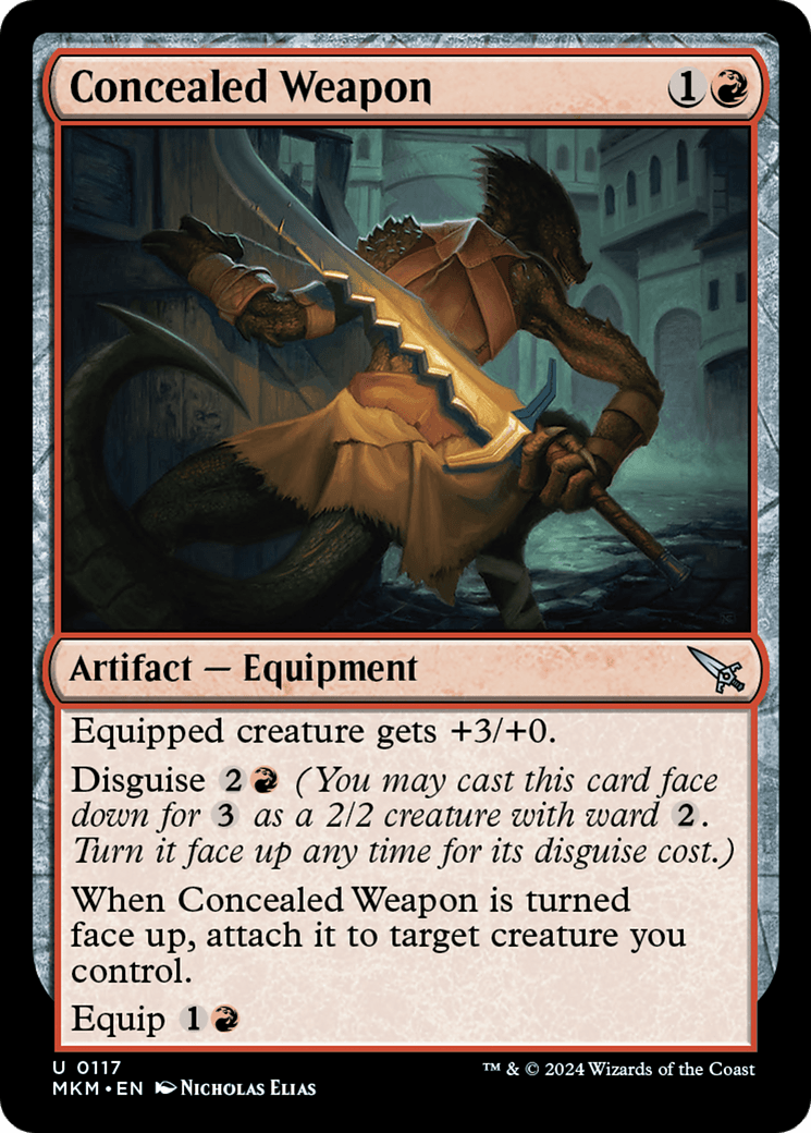 Concealed Weapon [Murders at Karlov Manor] MTG Single Magic: The Gathering  | Multizone: Comics And Games