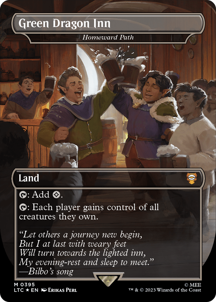 Green Dragon Inn - Homeward Path (Surge Foil Realms and Relics) [The Lord of the Rings: Tales of Middle-Earth Commander] MTG Single Magic: The Gathering  | Multizone: Comics And Games