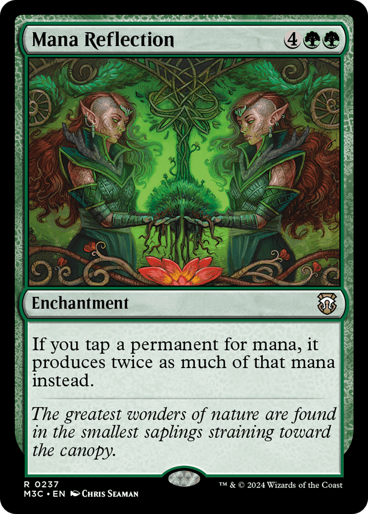 Mana Reflection (Ripple Foil) [Modern Horizons 3 Commander] MTG Single Magic: The Gathering  | Multizone: Comics And Games