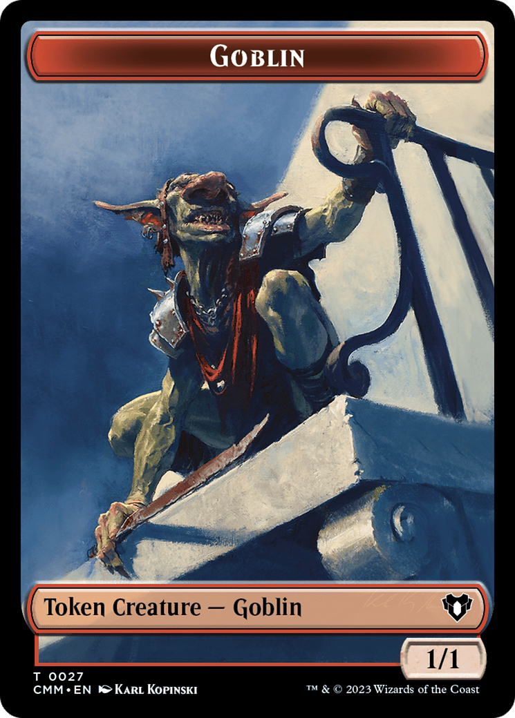 Goblin Token [Commander Masters Tokens] MTG Single Magic: The Gathering  | Multizone: Comics And Games