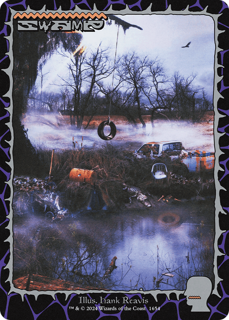 Swamp (1654) (Rainbow Foil) [Secret Lair Drop Series] MTG Single Magic: The Gathering  | Multizone: Comics And Games