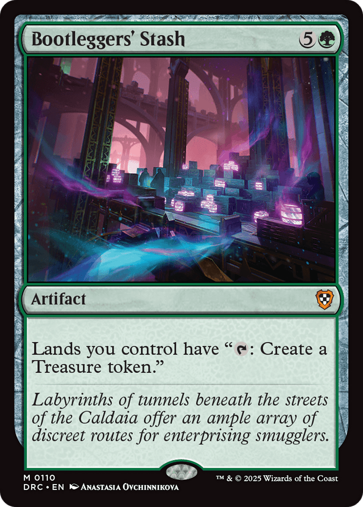 Bootleggers' Stash [Aetherdrift Commander] MTG Single Magic: The Gathering  | Multizone: Comics And Games