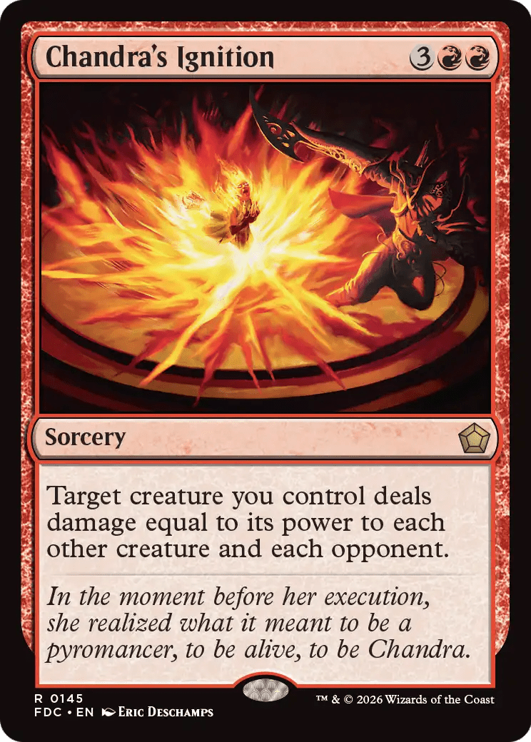 Chandra's Ignition [Foundations Commander] MTG Single Magic: The Gathering  | Multizone: Comics And Games