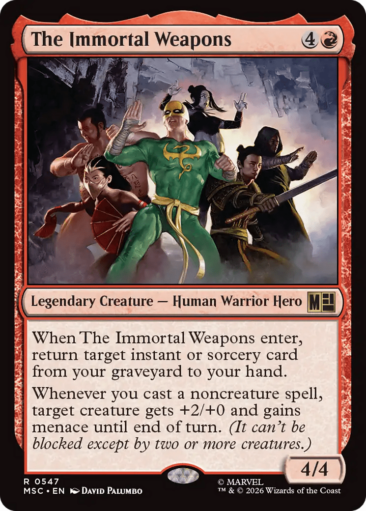The Immortal Weapons [Marvel Super Heroes Commander] MTG Single Magic: The Gathering  | Multizone: Comics And Games