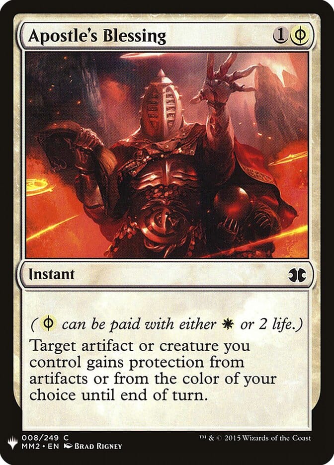 Apostle's Blessing [Mystery Booster] MTG Single Magic: The Gathering  | Multizone: Comics And Games