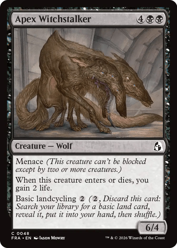Apex Witchstalker [Reality Fracture] MTG Single Magic: The Gathering  | Multizone: Comics And Games