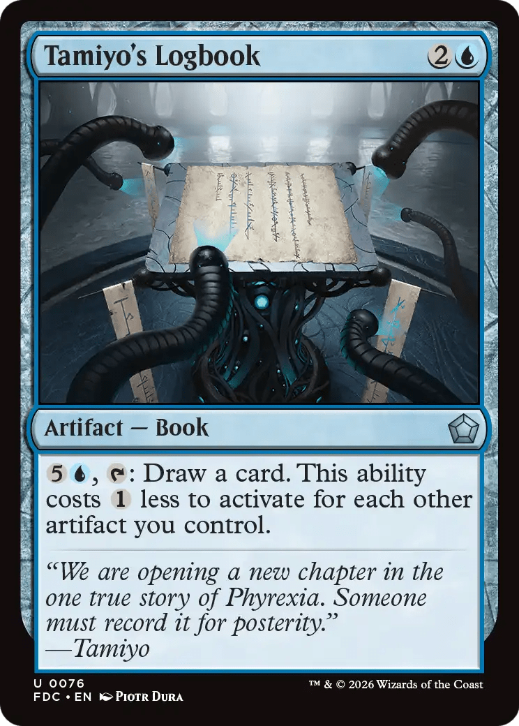 Tamiyo's Logbook [Foundations Commander] MTG Single Magic: The Gathering  | Multizone: Comics And Games