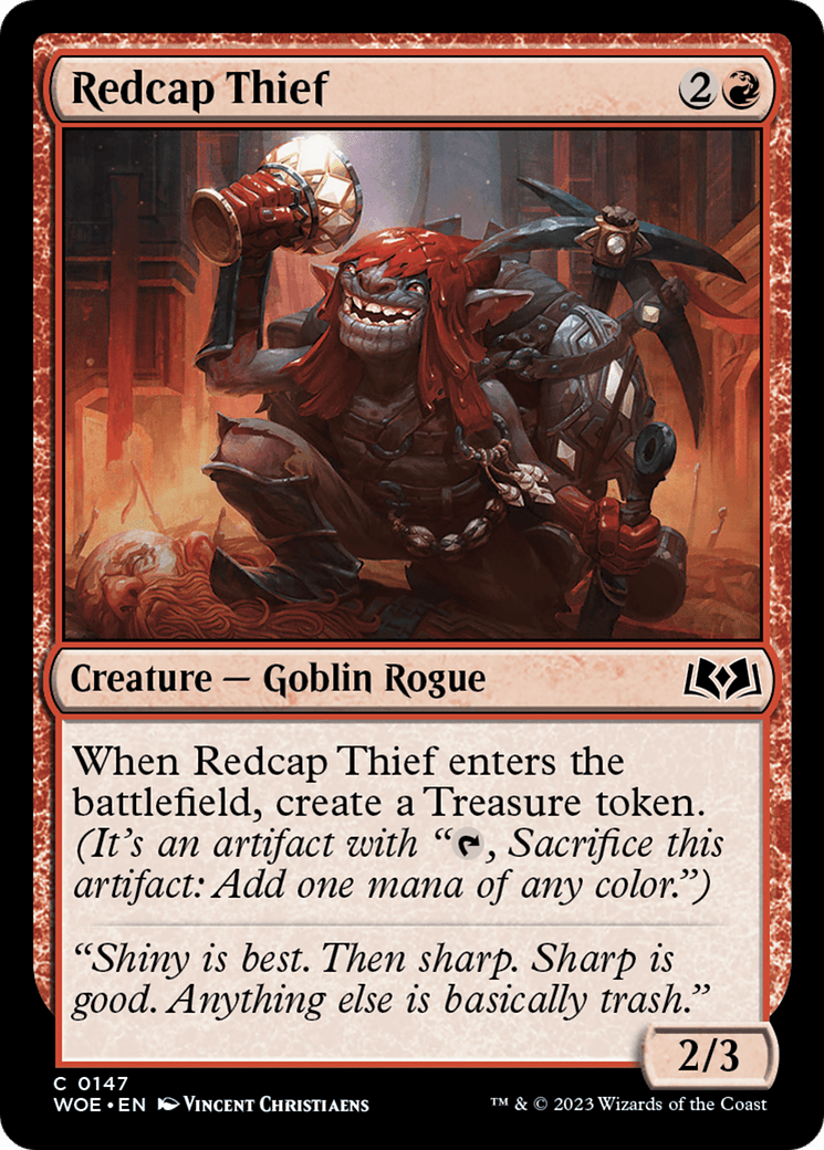 Redcap Thief [Wilds of Eldraine] MTG Single Magic: The Gathering  | Multizone: Comics And Games