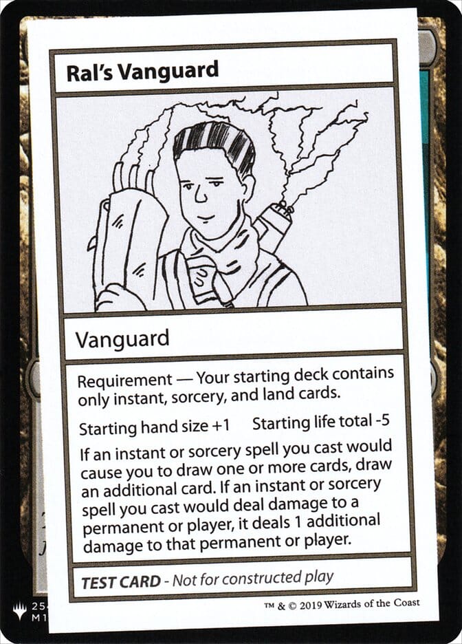 Ral's Vanguard [Mystery Booster Playtest Cards] MTG Single Magic: The Gathering  | Multizone: Comics And Games