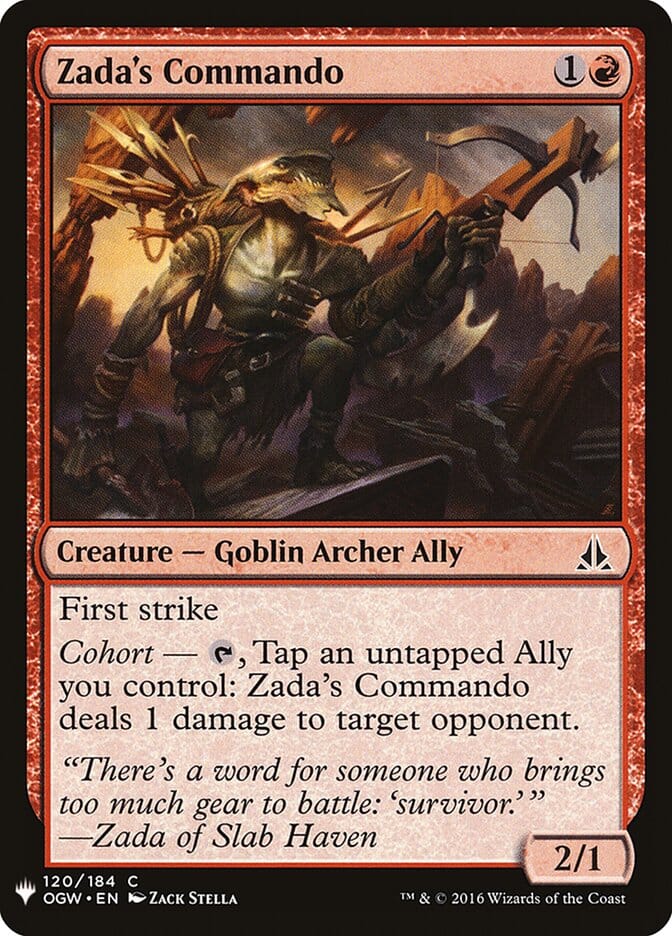 Zada's Commando [Mystery Booster] MTG Single Magic: The Gathering  | Multizone: Comics And Games