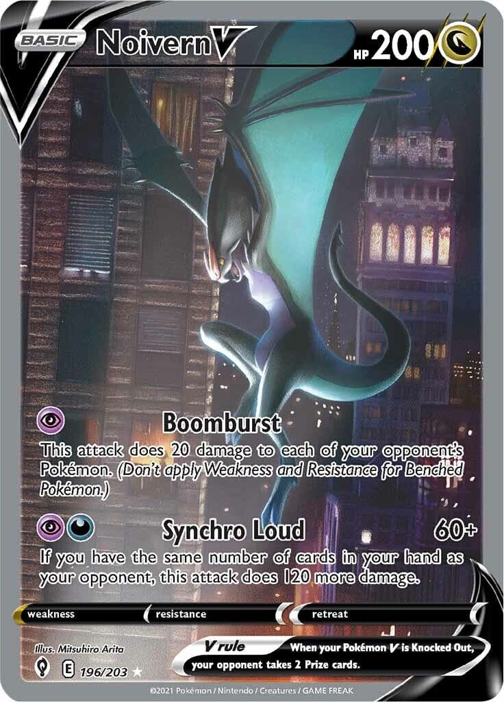 Noivern V (196/203) [Sword & Shield: Evolving Skies] Pokemon Single Pokémon  | Multizone: Comics And Games