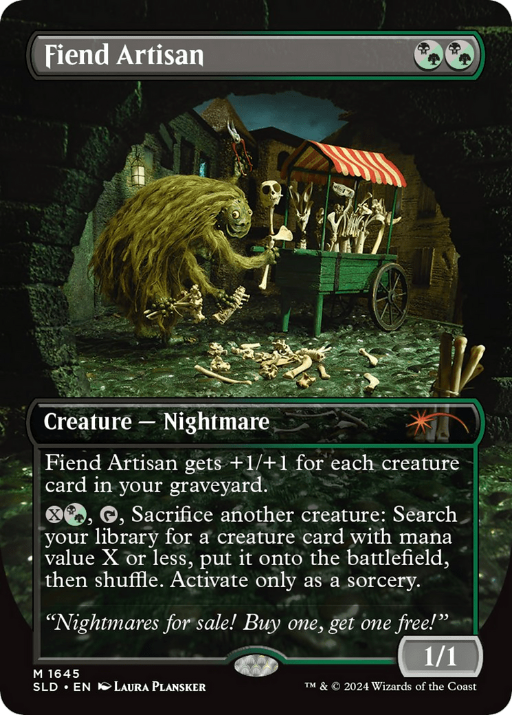 Fiend Artisan (Rainbow Foil) [Secret Lair Drop Series] MTG Single Magic: The Gathering  | Multizone: Comics And Games