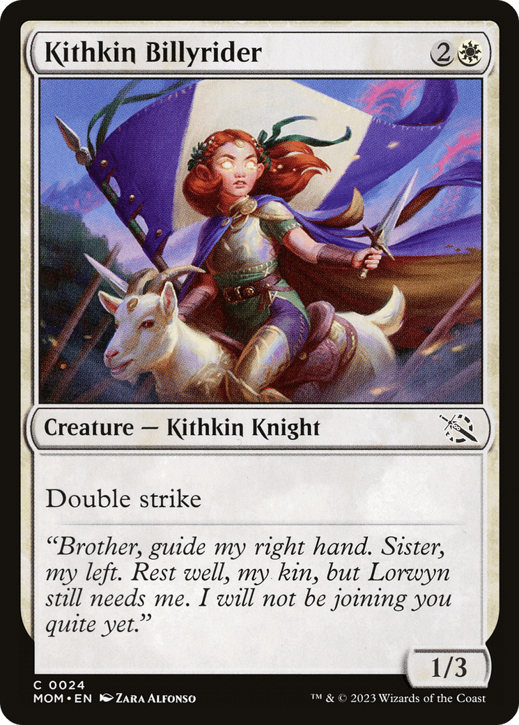 Kithkin Billyrider [March of the Machine] MTG Single Magic: The Gathering  | Multizone: Comics And Games