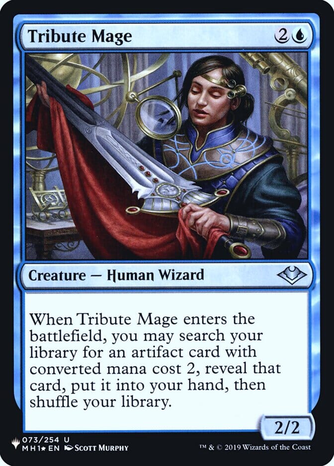 Tribute Mage [Secret Lair: Heads I Win, Tails You Lose] MTG Single Magic: The Gathering  | Multizone: Comics And Games