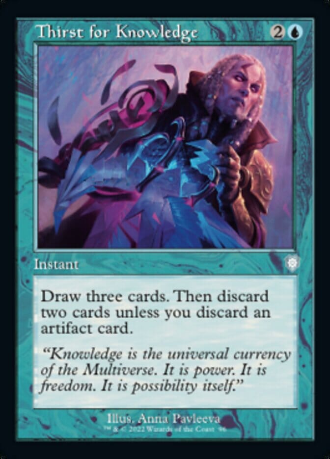 Thirst for Knowledge (Retro) [The Brothers' War Commander] MTG Single Magic: The Gathering  | Multizone: Comics And Games