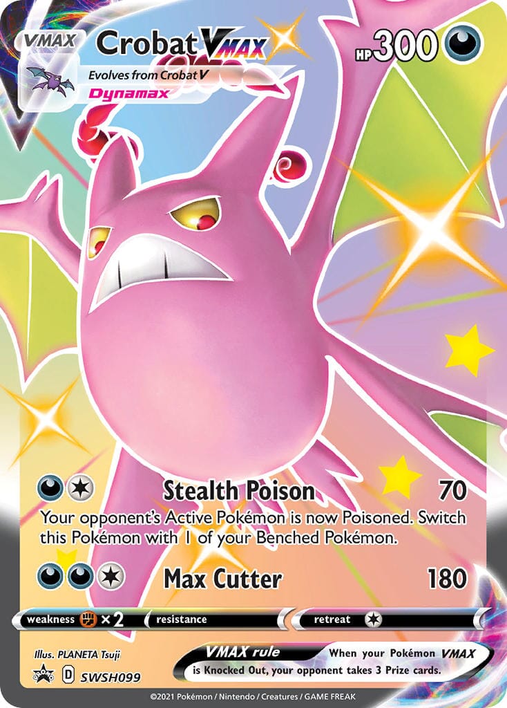 Crobat VMAX (SWSH099) (Jumbo Card) [Sword & Shield: Black Star Promos] Pokemon Single Pokémon  | Multizone: Comics And Games