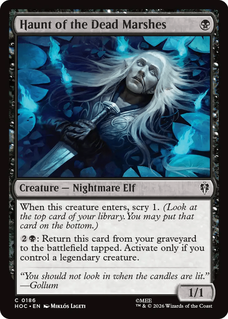 Haunt of the Dead Marshes [The Hobbit: Eternal-Legal] MTG Single Magic: The Gathering  | Multizone: Comics And Games