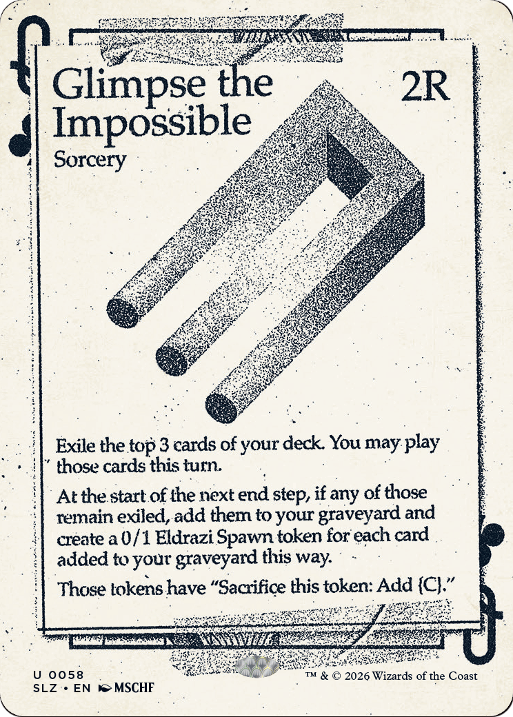 Glimpse the Impossible (0058) [Secret Lair x MSCHF: The Zeta Set] | Multizone: Comics And Games