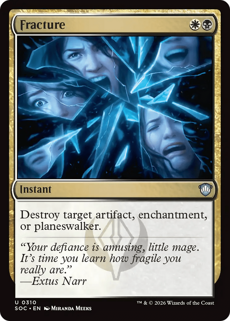 Fracture [Secrets of Strixhaven Commander] MTG Single Magic: The Gathering  | Multizone: Comics And Games