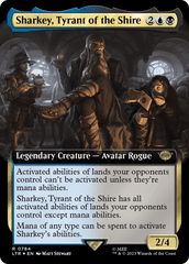 Sharkey, Tyrant of the Shire (Extended Art) (Surge Foil) [The Lord of the Rings: Tales of Middle-Earth] MTG Single Magic: The Gathering  | Multizone: Comics And Games