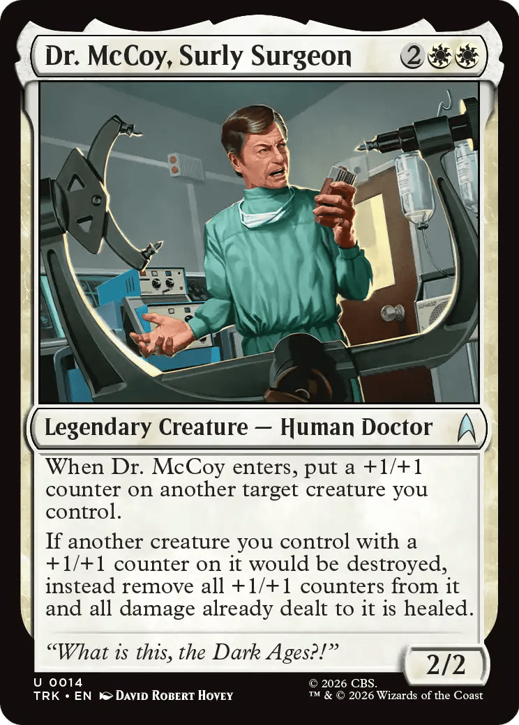 Dr. McCoy, Surly Surgeon [Star Trek] MTG Single Magic: The Gathering  | Multizone: Comics And Games