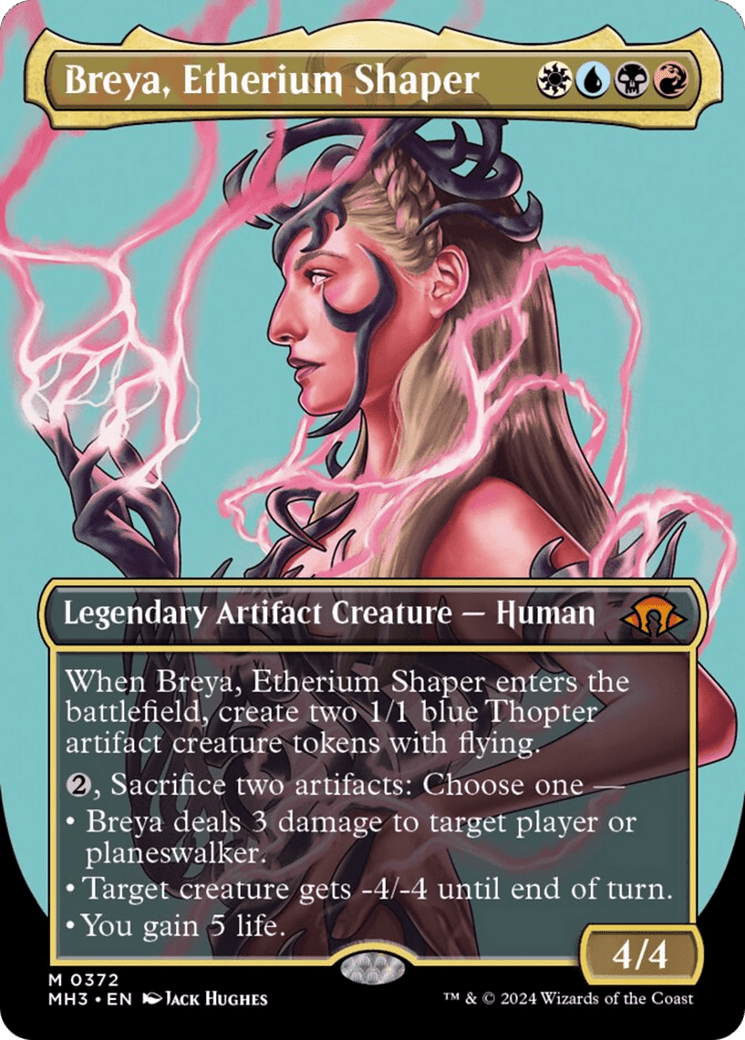 Breya, Etherium Shaper (Borderless) [Modern Horizons 3] MTG Single Magic: The Gathering  | Multizone: Comics And Games