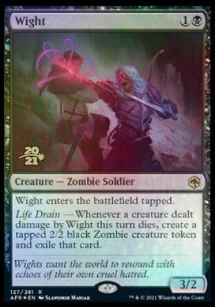 Wight [Dungeons & Dragons: Adventures in the Forgotten Realms Prerelease Promos] MTG Single Magic: The Gathering  | Multizone: Comics And Games