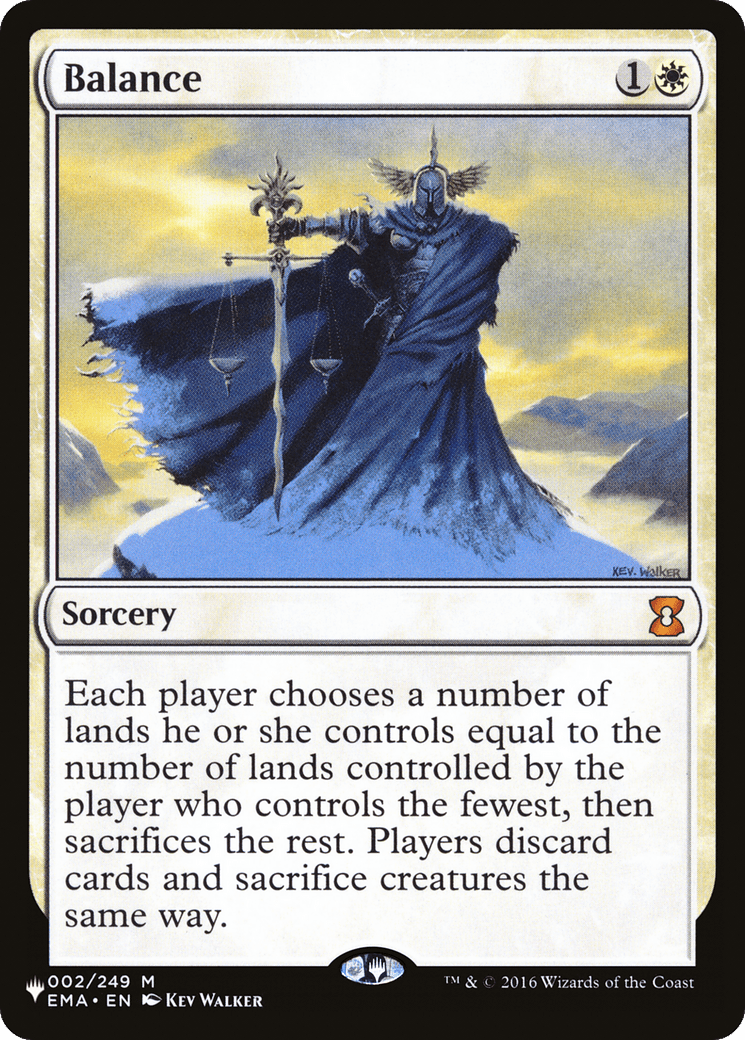 Balance [The List] MTG Single Magic: The Gathering  | Multizone: Comics And Games