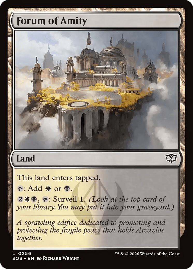 Forum of Amity [Secrets of Strixhaven] MTG Single Magic: The Gathering  | Multizone: Comics And Games