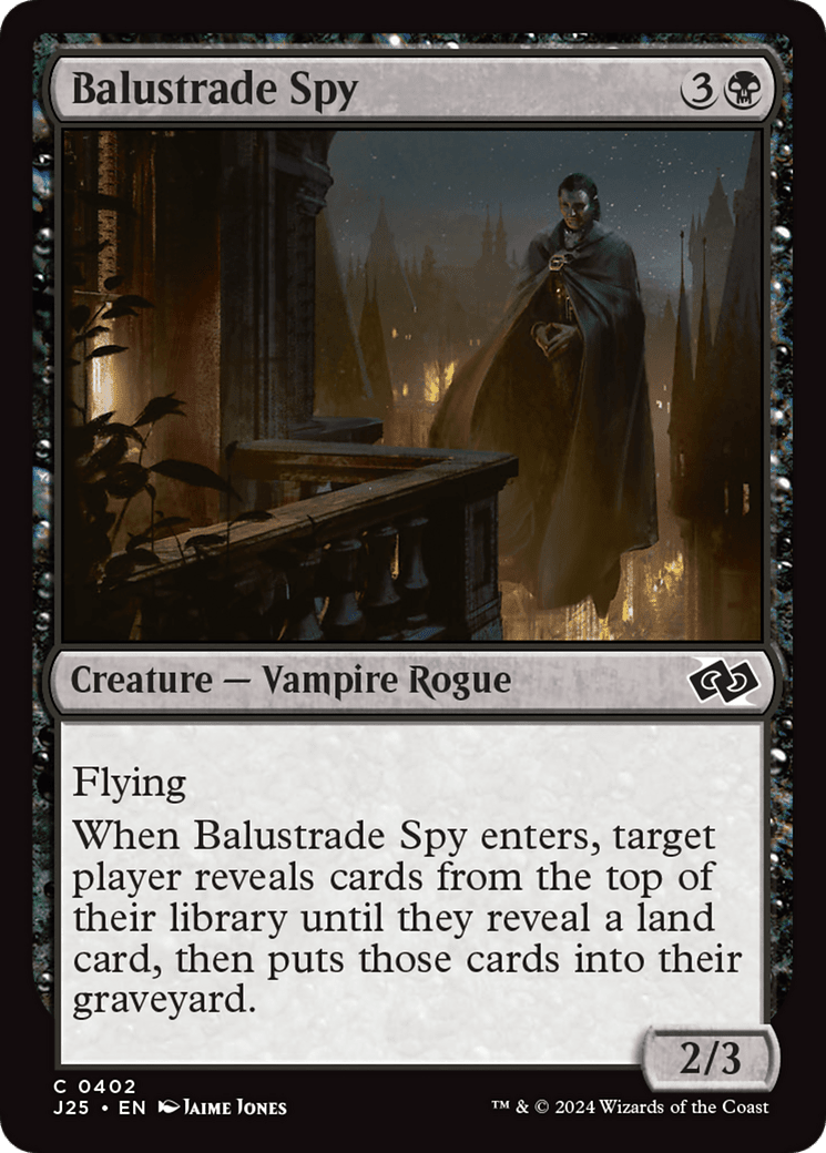 Balustrade Spy [Foundations Jumpstart] MTG Single Magic: The Gathering  | Multizone: Comics And Games