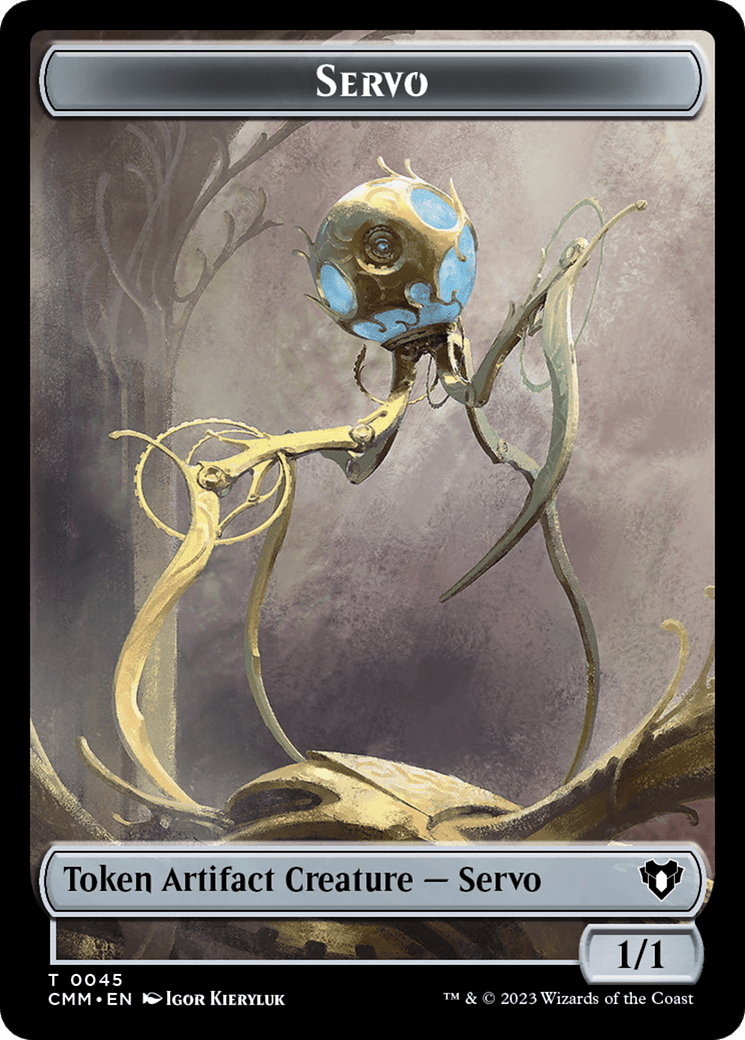 Servo Token [Commander Masters Tokens] MTG Single Magic: The Gathering  | Multizone: Comics And Games