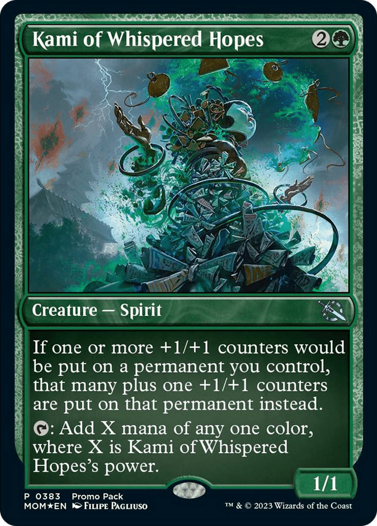 Kami of Whispered Hopes (Promo Pack) [March of the Machine Promos] MTG Single Magic: The Gathering  | Multizone: Comics And Games